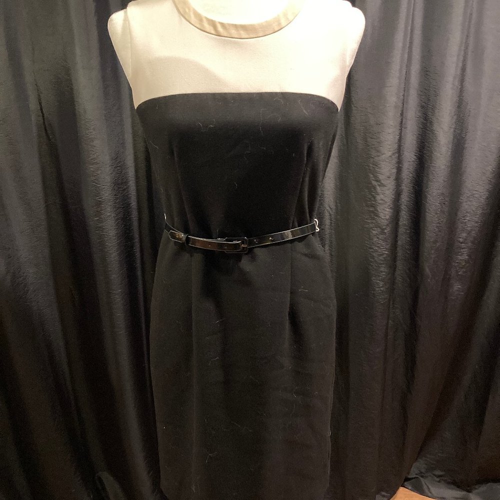 Calvin Klein Black/While Dress Size 4